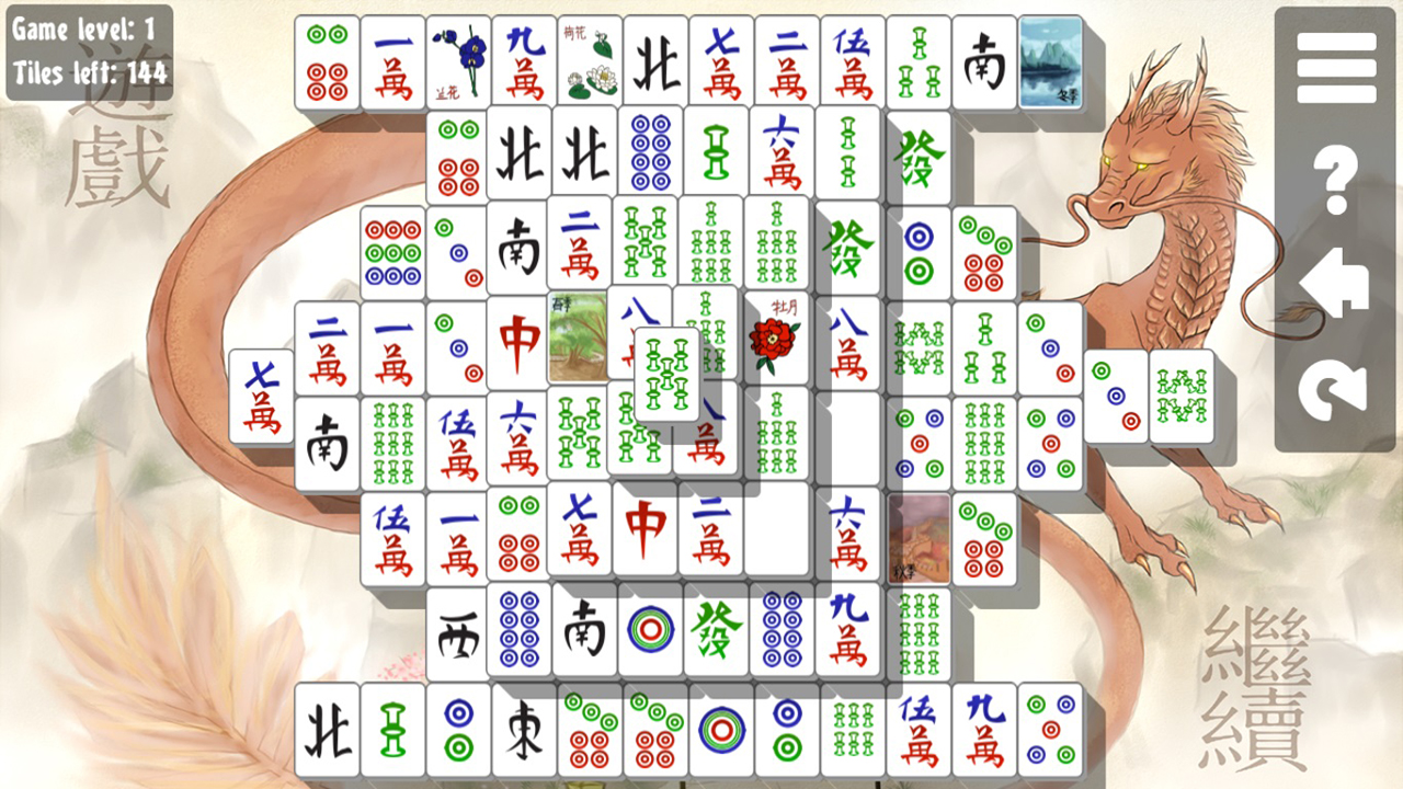 Mahjong Solitaire: Free online game, play full screen without