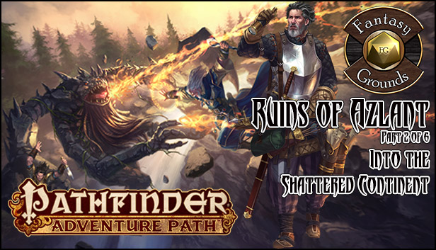 Fantasy Grounds - Pathfinder RPG - Ruins of Azlant AP 2: Into the Shattered Continent (PFRPG) Steam capsule image