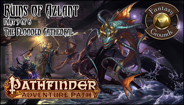 Fantasy Grounds - Pathfinder RPG - Ruins of Azlant AP 3: The Flooded Cathedral (PFRPG) Steam capsule image