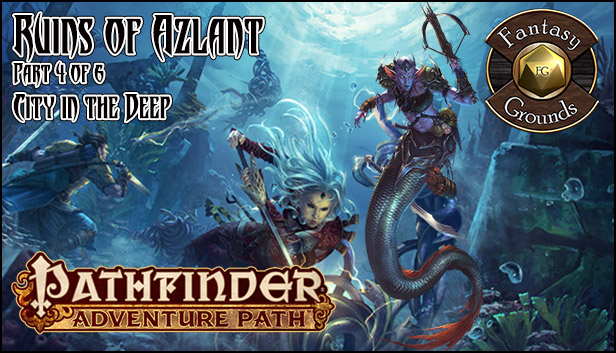 Fantasy Grounds - Pathfinder RPG - Ruins of Azlant AP 4: City in the Deep (PFRPG) Steam capsule image