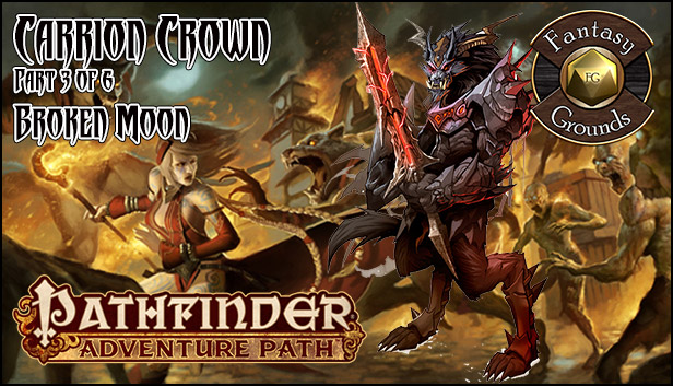 Fantasy Grounds - Pathfinder RPG - Carrion Crown AP 3: Broken Moon (PFRPG) Steam capsule image