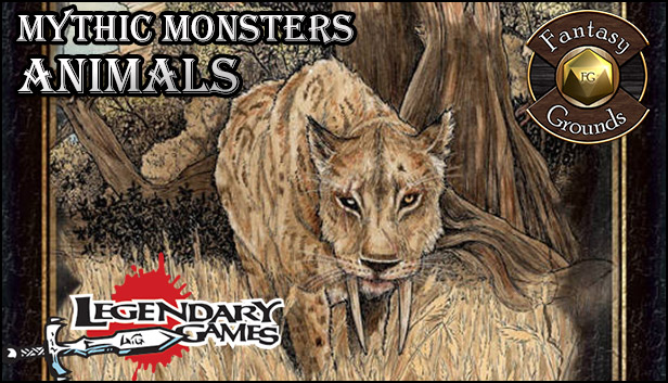 Fantasy Grounds - Mythic Monsters #28: Animals (PFRPG) Steam capsule image
