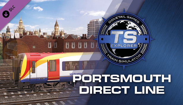 Train Simulator: Portsmouth Direct Line: London Waterloo - Portsmouth Route Add-On Steam capsule image