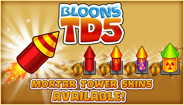 Bloons TD 5 - Fireworks Mortar Tower Skin Steam capsule image