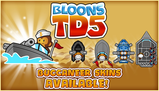 Bloons TD 5 - Navy Monkey Buccaneer Skin Steam capsule image