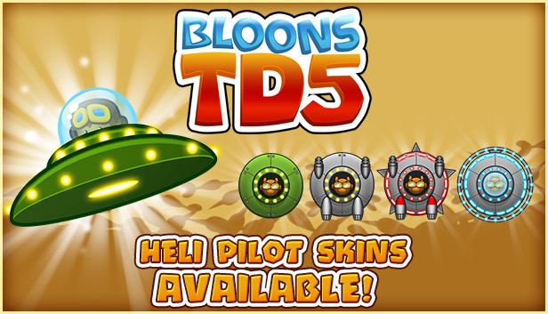 Bloons TD 5 - UFO Heli Pilot Skin Steam capsule image