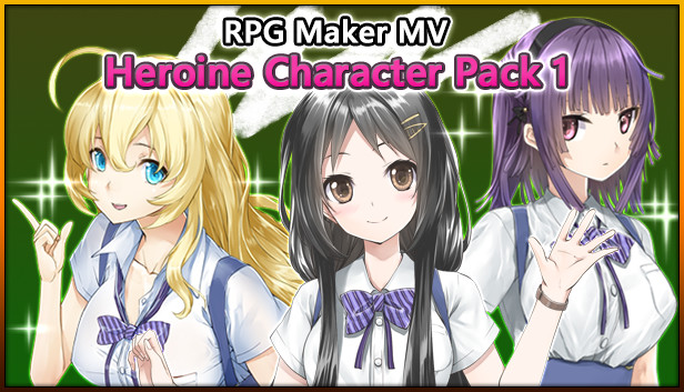RPG Maker MV - Heroine Character Pack 1 Steam capsule image
