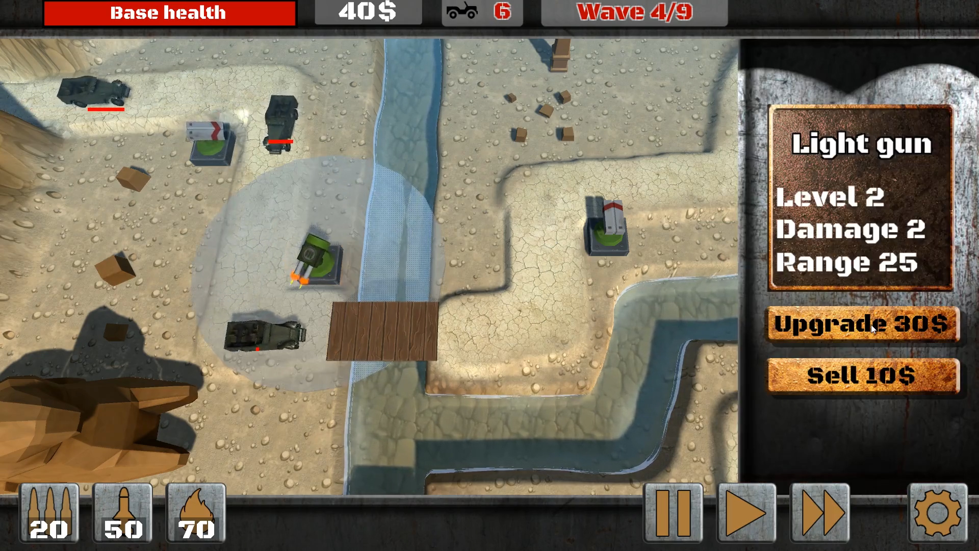 The game playing screen shot of the Sudden Attack game