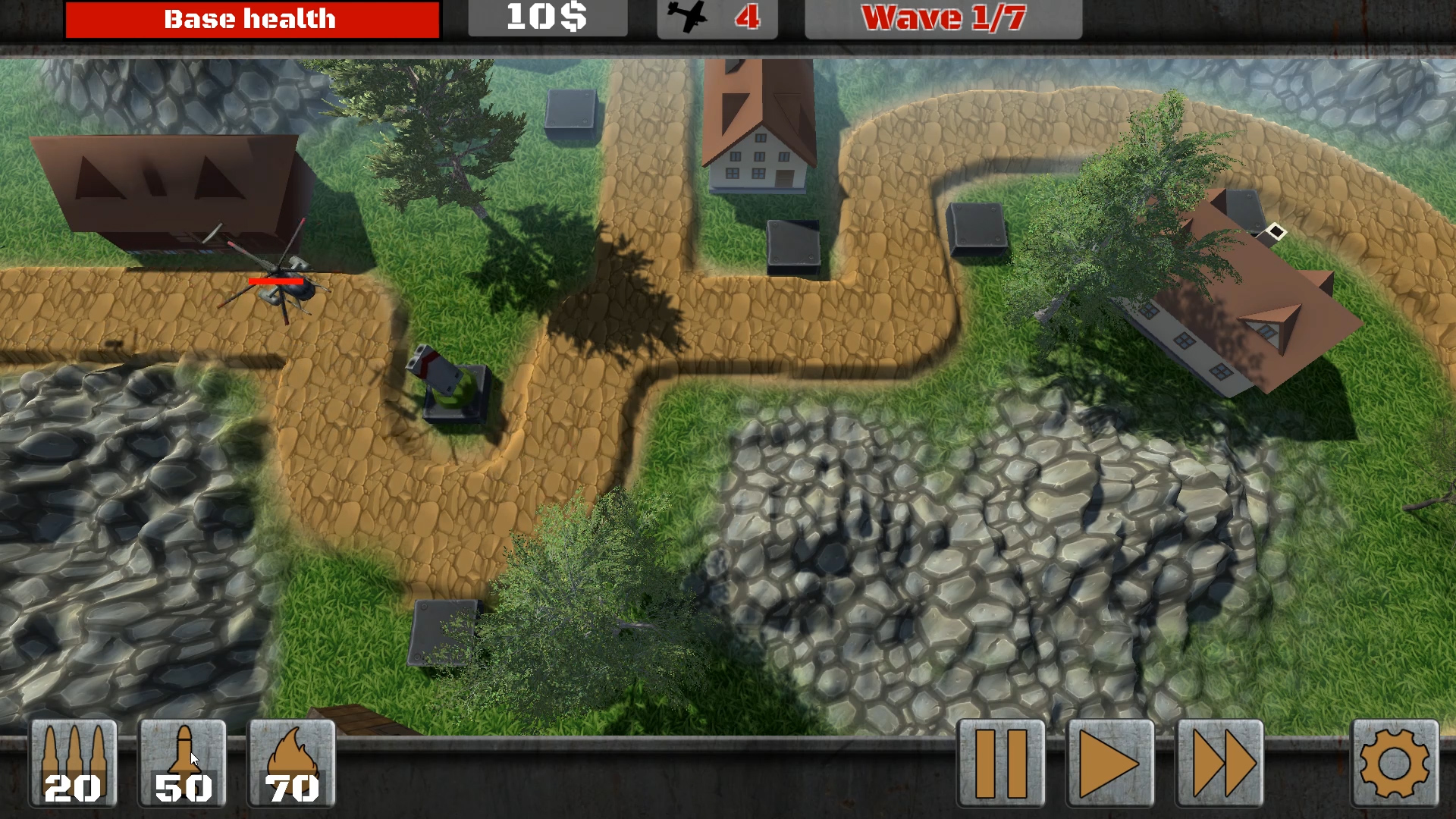 The game playing screen shot of the Sudden Attack game