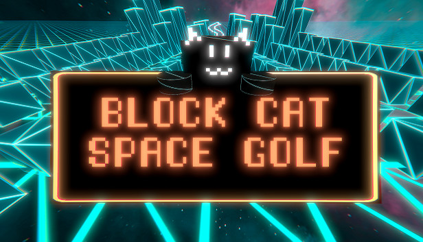 BLOCK CAT SPACE GOLF Steam capsule image