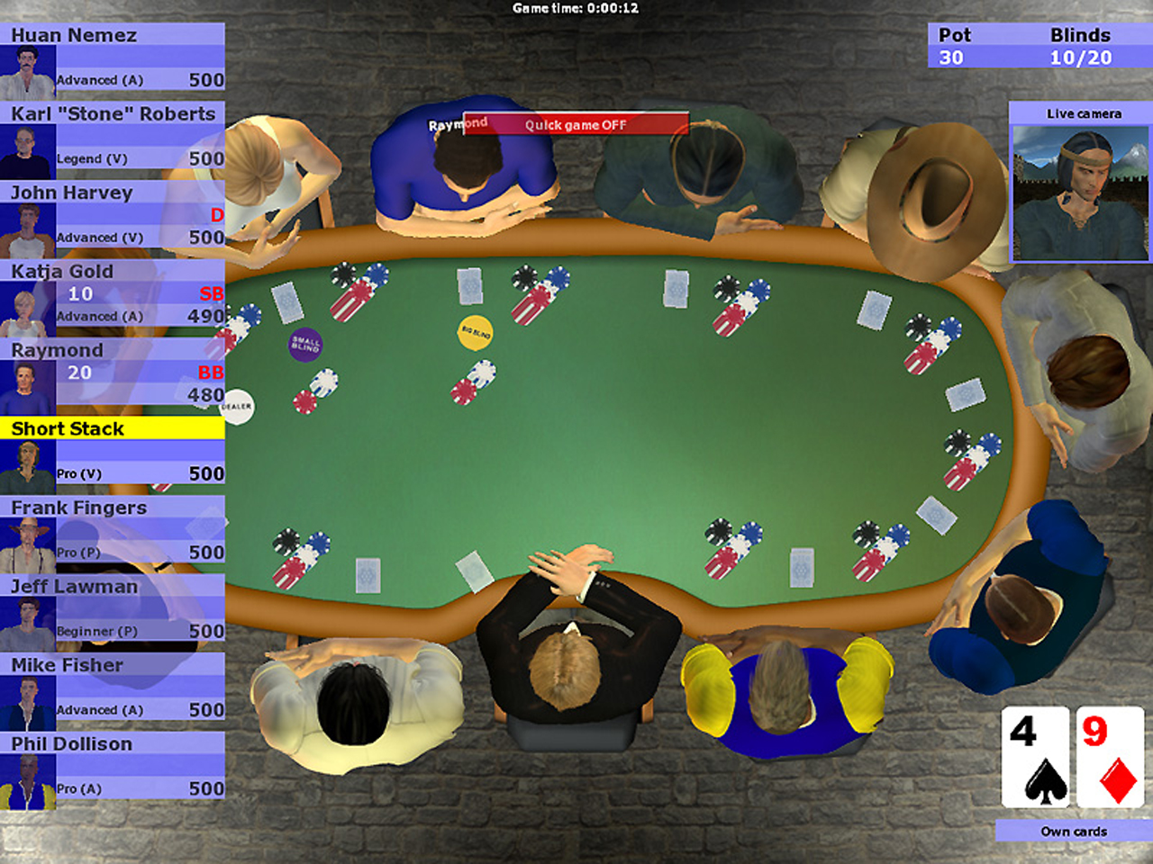 Simulador poker