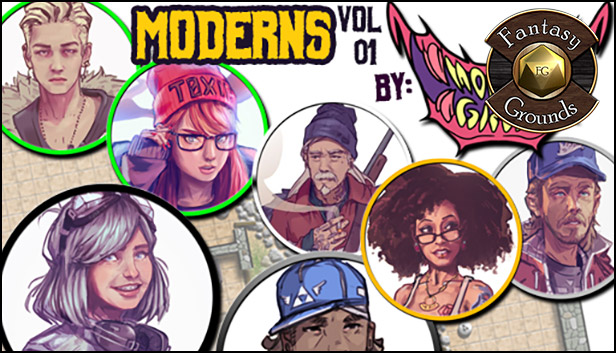 Fantasy Grounds - Moderns Vol 01 (Token Pack) Steam capsule image