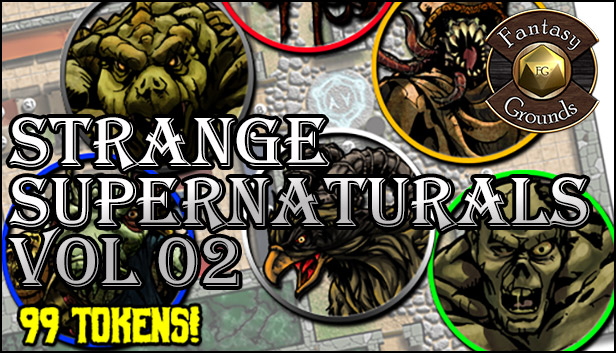 Fantasy Grounds - Strange Supernaturals Vol 2 (Token Pack) Steam capsule image