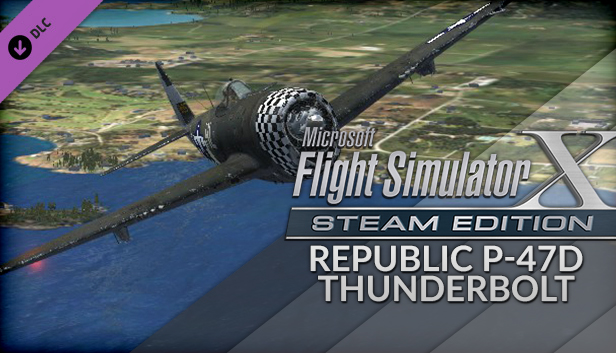 FSX Steam Edition: Republic P-47D Thunderbolt Add-On Steam capsule image