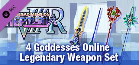 Megadimension Neptunia VIIR - 4 Goddesses Online Legendary Weapon Set header image