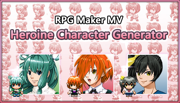 RPG Maker MV - Heroine Character Generator Steam capsule image
