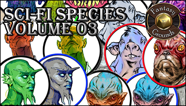 Fantasy Grounds - Sci-fi Species, Volume 3 (Token Pack) Steam capsule image