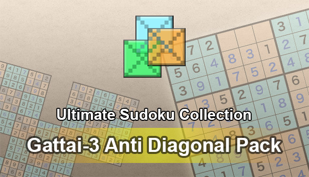 Ultimate Sudoku Collection - Gattai-3 Anti Diagonal Pack Steam capsule image