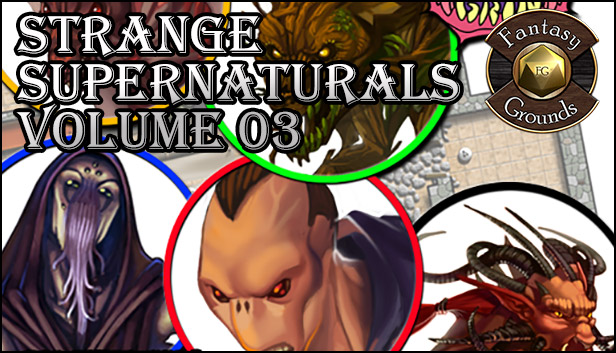 Fantasy Grounds - Strange Supernaturals, Volume 3 (Token Pack) Steam capsule image