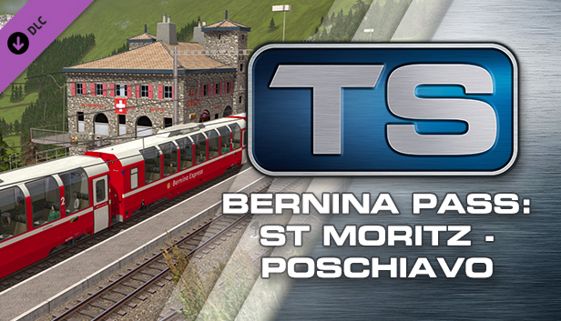 Train Simulator: Bernina Pass: St Moritz – Poschiavo Route Add-On Steam capsule image