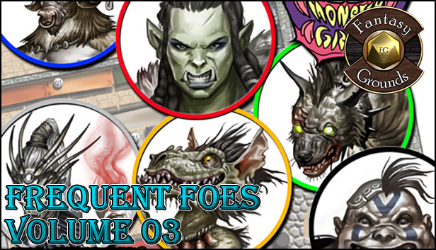 Fantasy Grounds - Frequent Foes, Volume 3 (Token Pack) Steam capsule image