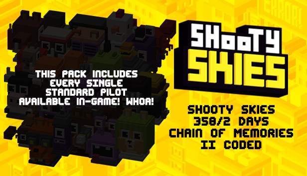 Shooty Skies 358/2 Days Chain of Memories II coded - Final Mix Pack Steam capsule image