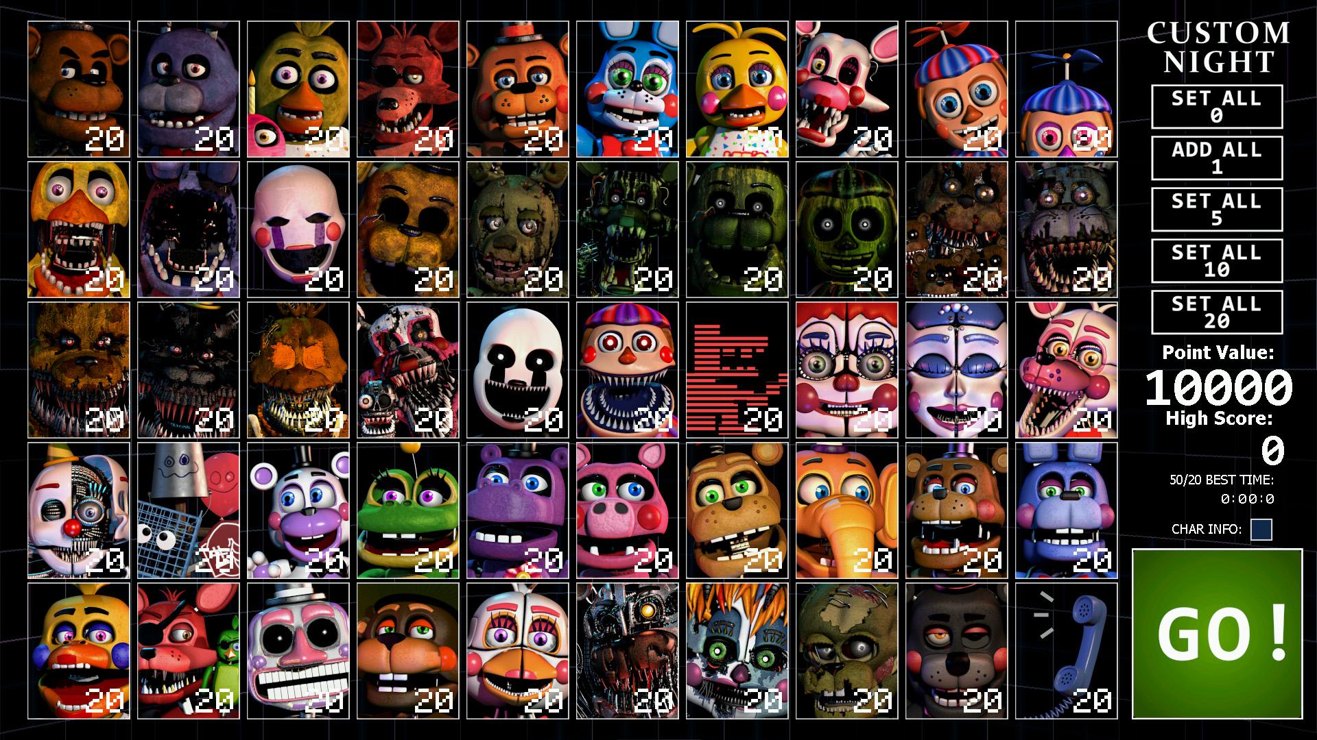 Ultimate Custom Night on PS4 — price history, screenshots