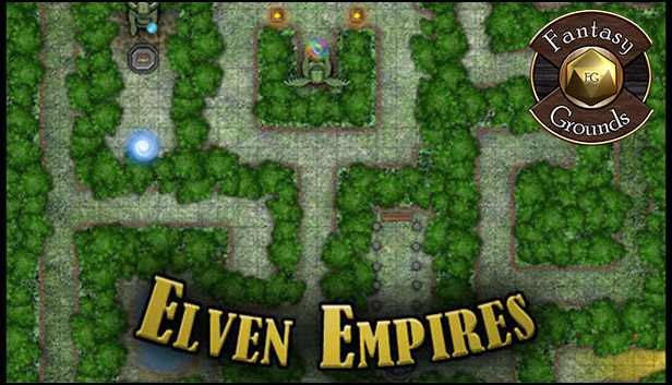 Fantasy Grounds - Paths to Adventure: Elven Empires (Map Pack) Steam capsule image