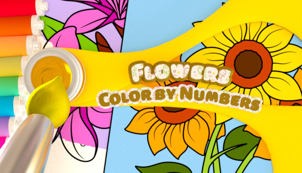 Color by Numbers - Flowers Steam capsule image