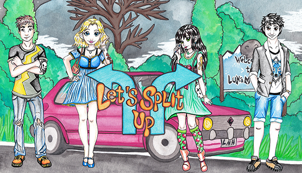 Let's Split Up (A Visual Novel) Steam capsule image