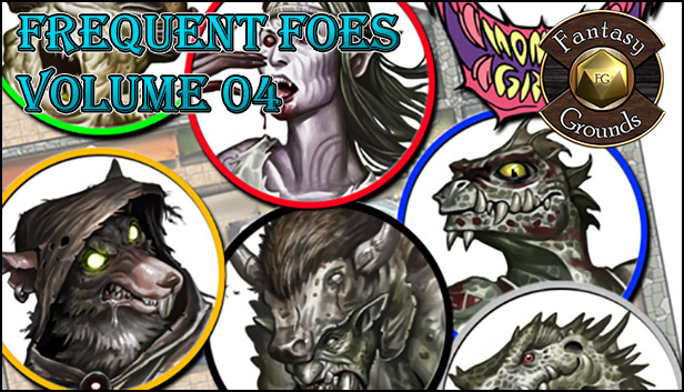 Fantasy Grounds - Frequent Foes, Volume 4 (Token Pack) Steam capsule image