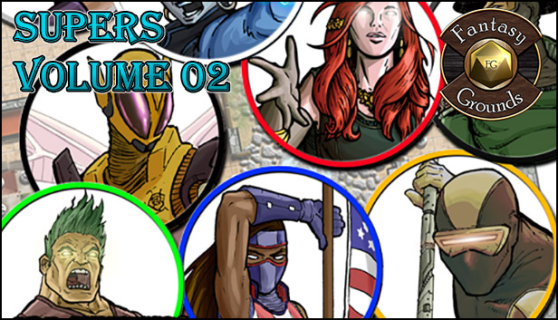 Fantasy Grounds - Supers, Volume 2 (Token Pack) Steam capsule image