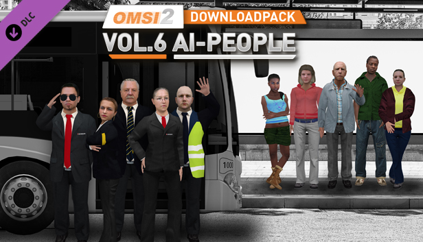 OMSI 2 Add-on Downloadpack Vol. 6 - KI-Menschen Steam capsule image