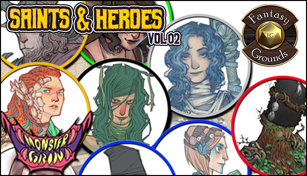 Fantasy Grounds - Saints and Heroes, Volume 2 (Token Pack) Steam capsule image