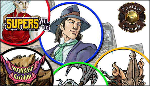 Fantasy Grounds - Supers, Volume 3 (Token Pack) Steam capsule image