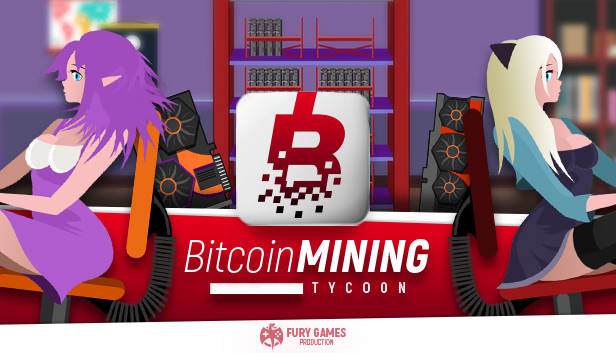Bitcoin Mining Tycoon Steam capsule image