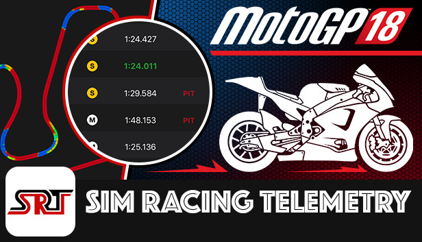 Sim Racing Telemetry - MotoGP 18 Steam capsule image