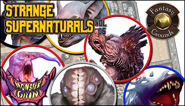 Fantasy Grounds - Strange Supernaturals, Volume 6 (Token Pack) Steam capsule image