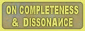 O.C.D. - On Completeness & Dissonance