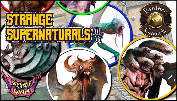 Fantasy Grounds - Strange Supernaturals, Volume 7 (Token Pack) Steam capsule image
