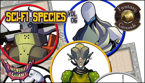 Fantasy Grounds - Sci-fi Species, Volume 6 (Token Pack) Steam capsule image