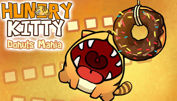 Hungry Kitty Donuts Mania Steam capsule image