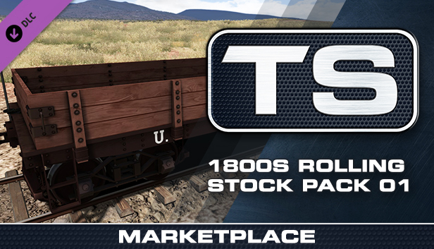 TS Marketplace: 1800s Rolling Stock Pack 01 Add-On Steam capsule image