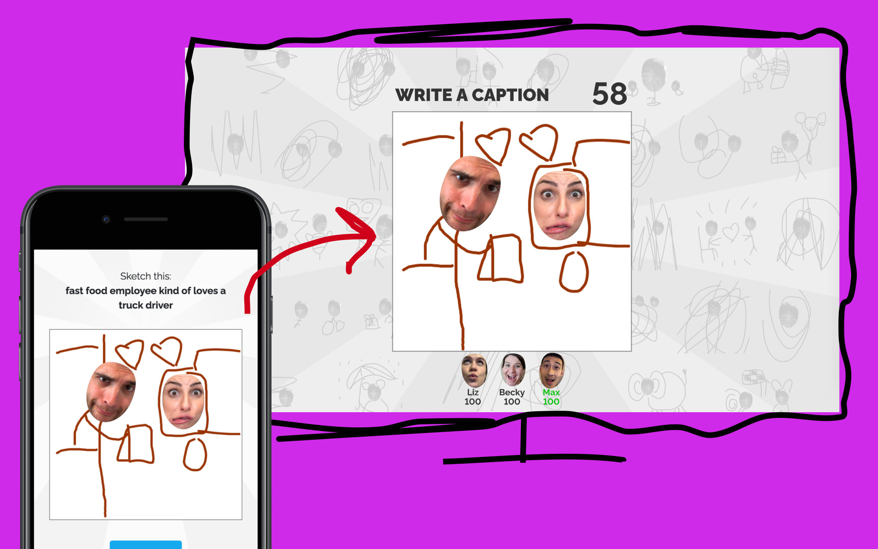 Selfie Games [TV]: A Multiplayer Couch Party Game on Steam