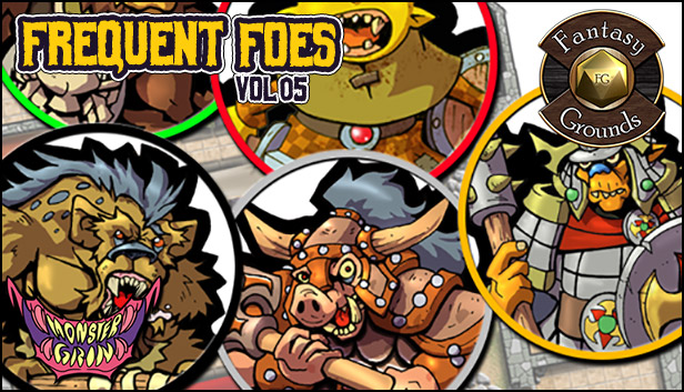 Fantasy Grounds - Frequent Foes, Volume 5 (Token Pack) Steam capsule image