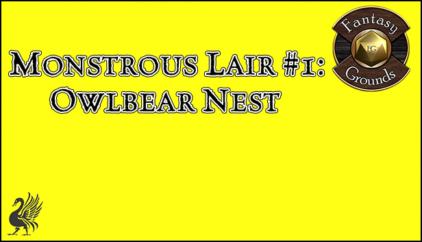 Fantasy Grounds - Monstrous Lair #1 Owlbear Nest (Any Ruleset) Steam capsule image