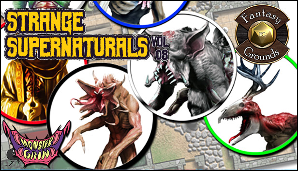 Fantasy Grounds - Strange Supernaturals, Volume 8 (Token Pack) Steam capsule image