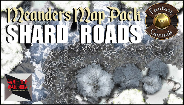 Fantasy Grounds - Meanders Map Pack: Shard Roads (Map Pack) Steam capsule image