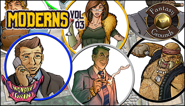 Fantasy Grounds - Moderns, Volume 3 (Token Packs) Steam capsule image