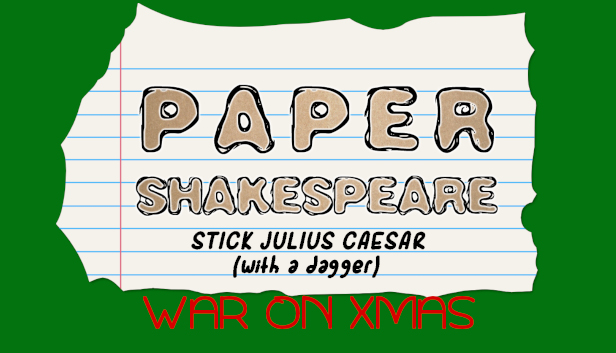 Paper Shakespeare: Stick Julius Caesar: War on Xmas Steam capsule image